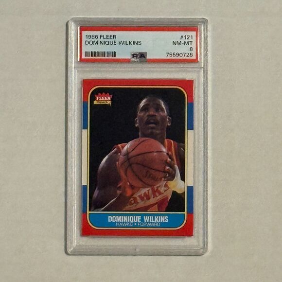 1986-87 FLEER BASKETBALL COMPLETE SET 1-132 11 stickers PSA Jordan Barkley Magic - Picture 14 of 16